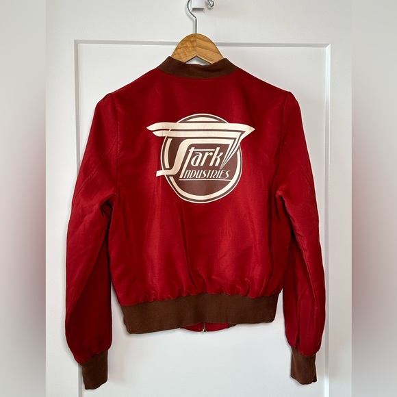 Marvel Iron Man Stark Industries Bomber Jacket - Picture 2 of 4